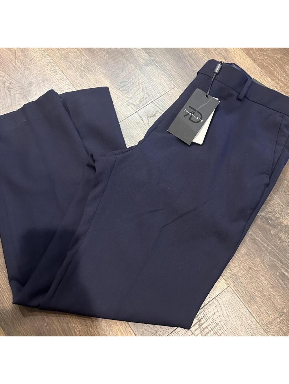 Hot Diamonds Men's Navy and Blue Tailored-trouser